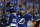 Tampa Bay Lightning center Brayden Point (21) celebrates with Nikita Kucherov after Point scored against the Boston Bruins during the second period of Game 5 of an NHL second-round hockey playoff series Sunday, May 6, 2018, in Tampa, Fla. (AP Photo/Chris O'Meara)