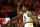 HOUSTON, TX - MAY 28:  Kevin Durant #35 of the Golden State Warriors reacts in the second half of Game Seven of the Western Conference Finals of the 2018 NBA Playoffs against the Houston Rockets at Toyota Center on May 28, 2018 in Houston, Texas. NOTE TO USER: User expressly acknowledges and agrees that, by downloading and or using this photograph, User is consenting to the terms and conditions of the Getty Images License Agreement.  (Photo by Ronald Martinez/Getty Images)
