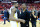 HOUSTON, TX - MAY 28: Kevin Durant #35 and Andre Iguodala #9 of the Golden State Warriors talk after Game Seven of the Western Conference Finals against the Houston Rockets during the 2018 NBA Playoffs on May 28, 2018 at the Toyota Center in Houston, Texas. NOTE TO USER: User expressly acknowledges and agrees that, by downloading and/or using this photograph, user is consenting to the terms and conditions of the Getty Images License Agreement. Mandatory Copyright Notice: Copyright 2018 NBAE (Photo by Noah Graham/NBAE via Getty Images)