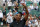 Serena Williams celebrates her first-round victory in Paris.