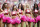 LANDOVER, MD - OCTOBER 15: Washington Redskins cheerleaders perform while wearing pink for breast cancer awareness during a game against the San Francisco 49ers at FedEx Field on October 15, 2017 in Landover, Maryland. The Redskins won 26-24. (Photo by Joe Robbins/Getty Images) *** Local Caption ***