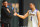 LOS ANGELES, CA - MAY 29:  Lonzo Ball #1 of the Los Angeles Lakers greets his brother LiAngelo Ball #2 after he completed his NBA Pre-Draft Workout with the Los Angeles Lakers on May 29, 2018 in Los Angeles, California. NOTE TO USER: User expressly acknowledges and agrees that, by downloading and or using this photograph, User is consenting to the terms and conditions of the Getty Images License Agreement  (Photo by Jayne Kamin-Oncea/Getty Images)