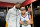 CLEVELAND, OH - JUNE 8: Kevin Durant #35 and Stephen Curry #30 of the Golden State Warriors pose for a photo after Game Four of the 2018 NBA Finals on June 8, 2018 at Quicken Loans Arena in Cleveland, Ohio. NOTE TO USER: User expressly acknowledges and agrees that, by downloading and or using this Photograph, user is consenting to the terms and conditions of the Getty Images License Agreement. Mandatory Copyright Notice: Copyright 2018 NBAE (Photo by Andrew D. Bernstein/NBAE via Getty Images)