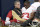 San Francisco 49ers running back Reggie Bush is taken off on a cart during the first quarter of an NFL football game against the St. Louis Rams Sunday, Nov. 1, 2015, in St. Louis. (AP Photo/Tom Gannam)