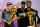 CLEVELAND, OH - JUNE 8: Andre Iguodala #9, Klay Thompson #11, Stephen Curry #30, Draymond Green #23, and Kevin Durant #35 of the Golden State Warriors pose with the Larry O'Brien Championship Trophy after Game Four of the 2018 NBA Finals against the Cleveland Cavaliers on June 8, 2018 at Quicken Loans Arena in Cleveland, Ohio. NOTE TO USER: User expressly acknowledges and agrees that, by downloading and/or using this photograph, user is consenting to the terms and conditions of the Getty Images License Agreement. Mandatory Copyright Notice: Copyright 2018 NBAE (Photo by Nathaniel S. Butler/NBAE via Getty Images)