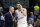Real Madrid head coach Pablo Laso gives instructions to Real Madrid's Luka Doncic during their Final Four Euroleague final basketball match between Real Madrid and Fenerbahce in Belgrade, Serbia, Sunday, May 20, 2018. (AP Photo/Darko Vojinovic)