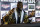 WBC Heavyweight Champion Deontay Wilder speaks at a press conference before the GEICO 500 NASCAR Talladega auto race at Talladega Superspeedway, Sunday, April 29, 2018, in Talladega, Ala. (AP Photo/Butch Dill)