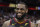 Cleveland Cavaliers' LeBron James walks off the court after hitting the game winning shot to defeat the Toronto Raptors 105-103 in Game 3 of an NBA basketball second-round playoff series, Saturday, May 5, 2018, in Cleveland. (AP Photo/Tony Dejak)