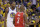 Golden State Warriors forward Kevin Durant (35) looks toward Houston Rockets guard Chris Paul (3) during the second half of Game 3 of the NBA basketball Western Conference Finals in Oakland, Calif., Sunday, May 20, 2018. (AP Photo/Marcio Jose Sanchez)