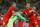 England's Harry Kane, right, goalkeeper Jordan Pickford, centre, and Kieran Trippier celebrate at the end of the round of 16 match between Colombia and England at the 2018 soccer World Cup in the Spartak Stadium, in Moscow, Russia, Tuesday, July 3, 2018. England won after a penalty shoot out. (AP Photo/Victor R. Caivano)