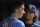 Tampa Bay Rays pitcher Chris Archer, right, talks with starter Blake Snell in the dugout during a baseball game against the Baltimore Orioles Sunday, Oct. 1, 2017, in St. Petersburg, Fla. (AP Photo/Steve Nesius)