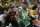 Boston Celtics' Jaylen Brown (7) looks to drive against Cleveland Cavaliers' Tristan Thompson (13) in the first half of Game 4 of the NBA basketball Eastern Conference finals Monday, May 21, 2018, in Cleveland. (AP Photo/Tony Dejak)