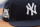 A New York Yankees hat is seen during batting practice for Game 1 of the American League Championship Series against the Houston Astros baseball game Thursday, Oct. 12, 2017, in Houston. (AP Photo/Eric Gay)