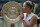 Germany's Angelique Kerber poses with the winner's trophy, the Venus Rosewater Dish, after her women's singles final victory over US player Serena Williams on the twelfth day of the 2018 Wimbledon Championships at The All England Lawn Tennis Club in Wimbledon, southwest London, on July 14, 2018. - Kerber won the match 6-3, 6-3. (Photo by Oli SCARFF / AFP) / RESTRICTED TO EDITORIAL USE        (Photo credit should read OLI SCARFF/AFP/Getty Images)