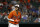 Baltimore Orioles' Manny Machado walks to first base during a baseball game against the Texas Rangers, Friday, July 13, 2018, in Baltimore. (AP Photo/Patrick Semansky)