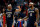 NEW ORLEANS, LA - JANUARY 26:  Anthony Davis #23 of the New Orleans Pelicans and DeMarcus Cousins #0 of the New Orleans Pelicans react after scoring against the Houston Rockets during the second half at the Smoothie King Center on January 26, 2018 in New Orleans, Louisiana. NOTE TO USER: User expressly acknowledges and agrees that, by downloading and or using this photograph, User is consenting to the terms and conditions of the Getty Images License Agreement.  (Photo by Sean Gardner/Getty Images)