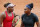 Serena Williams of the U.S., right, and her sister Venus Williams talk during their doubles second round match of the French Open tennis tournament against Italy's Sara Errani and Belgium's Kirsten Flipkens at the Roland Garros stadium, Friday, June 1, 2018 in Paris. (AP Photo/Christophe Ena)