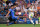 Real Madrid's Welsh forward Gareth Bale kicks the ball past Getafe's Uruguayan defender Leandro Cabrera (L) during the Spanish League football match between Real Madrid and Getafe at the Santiago Bernabeu stadium in Madrid on August 19, 2018. (Photo by JAVIER SORIANO / AFP) (Photo credit should read JAVIER SORIANO/AFP/Getty Images)
