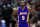 Los Angeles Lakers forward Luol Deng (9) walks toward the bench during the second half of an NBA basketball game against the Dallas Mavericks, Sunday, Jan. 22, 2017, in Dallas. (AP Photo/Ron Jenkins)