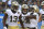 CARSON, CA - AUGUST 25: Austin Carr #80 and Michael Thomas #13 celebrate after a touchdown by Alvin Kamara #41 of the New Orleans Saints in the second quarter of the pre-season game against the Los Angeles Chargers at StubHub Center on August 25, 2018 in Carson, California.  (Photo by Jayne Kamin-Oncea/Getty Images)