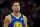 Golden State Warriors guard Klay Thompson (11) looks on in the first half of an NBA basketball game against the Utah Jazz Tuesday, April 10, 2018, in Salt Lake City. (AP Photo/Alex Goodlett)