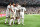 Real Madrid's Welsh forward Gareth Bale (2R) congratulates Real Madrid's Spanish midfielder Isco for scoring their team's opening goal during the UEFA Champions League group G football match between Real Madrid CF and AS Roma at the Santiago Bernabeu stadium in Madrid on September 19, 2018. (Photo by OSCAR DEL POZO / AFP)        (Photo credit should read OSCAR DEL POZO/AFP/Getty Images)