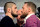 NEW YORK, NY - SEPTEMBER 20:  Lightweight champion Khabib Nurmagomedov faces-off with Conor McGregor during the UFC 229 Press Conference at Radio City Music Hall on September 20, 2022 in New York City.  (Photo by Steven Ryan/Getty Images)