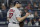 Boston Red Sox starting pitcher Nathan Eovaldi (17) reacts at the end of the second inning of Game 3 of baseball's American League Division Series against the New York Yankees, Monday, Oct. 8, 2018, in New York. (AP Photo/Frank Franklin II)