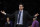 Los Angeles Lakers head coach Luke Walton argues a call during the second half of an NBA basketball game against the Dallas Mavericks Wednesday, Oct. 31, 2018, in Los Angeles. (AP Photo/Marcio Jose Sanchez)