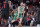 Boston Celtics forward Gordon Hayward, left, brings the ball up court in front of Portland Trail Blazers center Jusuf Nurkic during the second half of an NBA basketball game in Portland, Ore., Sunday, Nov. 11, 2018. The Trail Blazers won 100-94. (AP Photo/Craig Mitchelldyer)