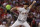 San Francisco Giants starting pitcher Madison Bumgarner throws during the first inning of the team's baseball game against the St. Louis Cardinals on Friday, Sept. 21, 2018, in St. Louis. (AP Photo/Jeff Roberson)