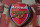 LONDON, ENGLAND - MAY 11:  The Arsenal crest is seen ahead of the Barclays Premier League match between Arsenal and Swansea City at Emirates Stadium on May 11, 2015 in London, England.  (Photo by Jamie McDonald/Getty Images)