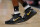 ATLANTA, GA - NOVEMBER 19:  A view of the shoes worn by Taurean Prince #12 of the Atlanta Hawks against the LA Clippers at State Farm Arena on November 19, 2018 in Atlanta, Georgia.  NOTE TO USER: User expressly acknowledges and agrees that, by downloading and or using this photograph, User is consenting to the terms and conditions of the Getty Images License Agreement.  (Photo by Kevin C. Cox/Getty Images)