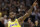 Los Angeles Lakers' LeBron James acknowledges the Cleveland fans during a video tribute to James during the first half of an NBA basketball game between the Lakers and the Cleveland Cavaliers, Wednesday, Nov. 21, 2018, in Cleveland. (AP Photo/Tony Dejak)