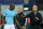 ROTTERDAM, NETHERLANDS - SEPTEMBER 13: Benjamin Mendy of Manchester City and Head coach Pep Guardiola of Manchester City looks on during the UEFA Champions League match between Feyenoord Rotterdam and Manchester City at Stadion Feijenoord on September 13, 2017 in Rotterdam, Netherlands. (Photo by TF-Images/TF-Images via Getty Images)