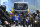 Picture released by Telam showing the Boca Juniors team bus leaving their hotel on the way to the Monumental stadium in Buenos Aires, on November 24, 2018 to play the second leg match of the all-Argentine Copa Libertadores final against River Plate, before it was attacked y River fans. - The attack left Boca players coughing and teary eyed amid the glass of smashed windows ahead of the Argentine giants' 'superclasico' Copa Libertadores final, which authorities are deciding if it is played or not. (Photo by José ROMERO / TELAM / AFP) / Argentina OUT / RESTRICTED TO EDITORIAL USE - MANDATORY CREDIT 'AFP PHOTO / TELAM / JOSE ROMERO' - NO MARKETING NO ADVERTISING CAMPAIGNS - DISTRIBUTED AS A SERVICE TO CLIENTS        (Photo credit should read JOSE ROMERO/AFP/Getty Images)