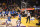 LOS ANGELES, CA - NOVEMBER 25: Nikola Vucevic #9 of the Orlando Magic drives to the basket during the game against the Los Angeles Lakers on November 25, 2018 at STAPLES Center in Los Angeles, California. NOTE TO USER: User expressly acknowledges and agrees that, by downloading and/or using this Photograph, user is consenting to the terms and conditions of the Getty Images License Agreement. Mandatory Copyright Notice: Copyright 2018 NBAE (Photo by Adam Pantozzi/NBAE via Getty Images)