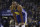 Golden State Warriors forward Andre Iguodala (9) against the Brooklyn Nets during an NBA basketball game in Oakland, Calif., Saturday, Nov. 10, 2018. (AP Photo/Jeff Chiu)