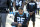 Carolina Panthers strong safety Eric Reid (25) knells along the sideline during the National Anthem before the start of an NFL football game against the Seattle Seahawks in Charlotte, N.C., Sunday, Nov. 25, 2018. (AP Photo/Mike McCarn)