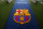 BARCELONA, SPAIN - MARCH 16:  The FC Barcelona club badge on the Road to Milano UEFA Champions League mat before the UEFA Champions League match between FC Barcelona and Arsenal at Camp Nou on March 16, 2016 in Barcelona, Spain.  (Photo by Catherine Ivill - AMA/Getty Images)