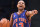 19 MAR 2002: Mark Jackson #13 of the New York Knicks yells to his team during a game against the Memphis Grizzlies at the Pyramid in Memphis, Tennessee.  Digital Image  NOTE TO USER: User expressly acknowledges and agrees that, by downloading and/or using this Photograph, User is consenting to the terms and conditions of the Getty Images License Agreement.  Mandatory Copyright Notice:  Copyright 2002/NBAE/Getty Images  Mandatory Credit:  Joe Murphy/NBAE/Getty Images
