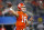 ARLINGTON, TEXAS - DECEMBER 29: Trevor Lawrence #16 of the Clemson Tigers looks to pass in the third quarter against the Notre Dame Fighting Irish during the College Football Playoff Semifinal Goodyear Cotton Bowl Classic at AT&T Stadium on December 29, 2018 in Arlington, Texas. (Photo by Kevin C.  Cox/Getty Images)