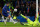 Chelsea's Spanish striker Alvaro Morata (L) misses a chance to score past Nottingham Forest's English goalkeeper Luke Steele (R) during the English FA Cup third round football match between Chelsea and Nottingham Forest at Stamford Bridge in London on January 5, 2019. (Photo by Adrian DENNIS / AFP) / RESTRICTED TO EDITORIAL USE. No use with unauthorized audio, video, data, fixture lists, club/league logos or 'live' services. Online in-match use limited to 120 images. An additional 40 images may be used in extra time. No video emulation. Social media in-match use limited to 120 images. An additional 40 images may be used in extra time. No use in betting publications, games or single club/league/player publications. /         (Photo credit should read ADRIAN DENNIS/AFP/Getty Images)