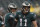 PHILADELPHIA, PA - SEPTEMBER 23: Carson Wentz #11 and Nick Foles #9 of the Philadelphia Eagles warm up prior to the game against the Indianapolis Colts at Lincoln Financial Field on September 23, 2018 in Philadelphia, Pennsylvania. (Photo by Mitchell Leff/Getty Images)