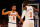NEW YORK, NY - NOVEMBER 13:  (NEW YORK DAILIES OUT)    Courtney Lee #5 and Tim Hardaway Jr. #3 of the New York Knicks in action against the Cleveland Cavaliers at Madison Square Garden on November 13, 2017 in New York City. The Cavaliers defeated the Knicks 104-101. NOTE TO USER: User expressly acknowledges and agrees that, by downloading and/or using this Photograph, user is consenting to the terms and conditions of the Getty Images License Agreement.  (Photo by Jim McIsaac/Getty Images)
