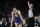 Golden State Warriors' Klay Thompson reacts after making a 3-point basket against the Los Angeles Lakers during the first half of an NBA basketball game, Monday, Jan. 21, 2019, in Los Angeles. (AP Photo/Marcio Jose Sanchez)