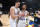 DENVER, CO - JANUARY 13: Nikola Jokic #15 of the Denver Nuggets and Jamal Murray #27 of the Denver Nuggets embrace following the game agains the Portland Trail Blazers on January 13, 2019 at the Pepsi Center in Denver, Colorado. NOTE TO USER: User expressly acknowledges and agrees that, by downloading and/or using this Photograph, user is consenting to the terms and conditions of the Getty Images License Agreement. Mandatory Copyright Notice: Copyright 2019 NBAE (Photo by Garrett Ellwood/NBAE via Getty Images)