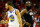 HOUSTON, TX - MAY 28:  Stephen Curry #30 of the Golden State Warriors reacts as James Harden #13 of the Houston Rockets looks on in the third quarter of Game Seven of the Western Conference Finals of the 2018 NBA Playoffs at Toyota Center on May 28, 2018 in Houston, Texas. NOTE TO USER: User expressly acknowledges and agrees that, by downloading and or using this photograph, User is consenting to the terms and conditions of the Getty Images License Agreement.  (Photo by Ronald Martinez/Getty Images)