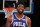 NEW YORK, NY - FEBRUARY 13: Joel Embiid #21 of the Philadelphia 76ers smiles during a game against the New York Knicks on February 13, 2019 at Madison Square Garden in New York City, New York.  NOTE TO USER: User expressly acknowledges and agrees that, by downloading and or using this photograph, User is consenting to the terms and conditions of the Getty Images License Agreement. Mandatory Copyright Notice: Copyright 2019 NBAE  (Photo by Nathaniel S. Butler/NBAE via Getty Images)