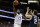 Seton Hall guard Myles Powell (13) goes up for a layup against Villanova guard Collin Gillespie (2) and forward Jermaine Samuels, lower right, during the second half of an NCAA college basketball game, Saturday, March 9, 2019, in Newark, N.J. Seton Hall defeated Villanova 79-75. (AP Photo/Kathy Willens)